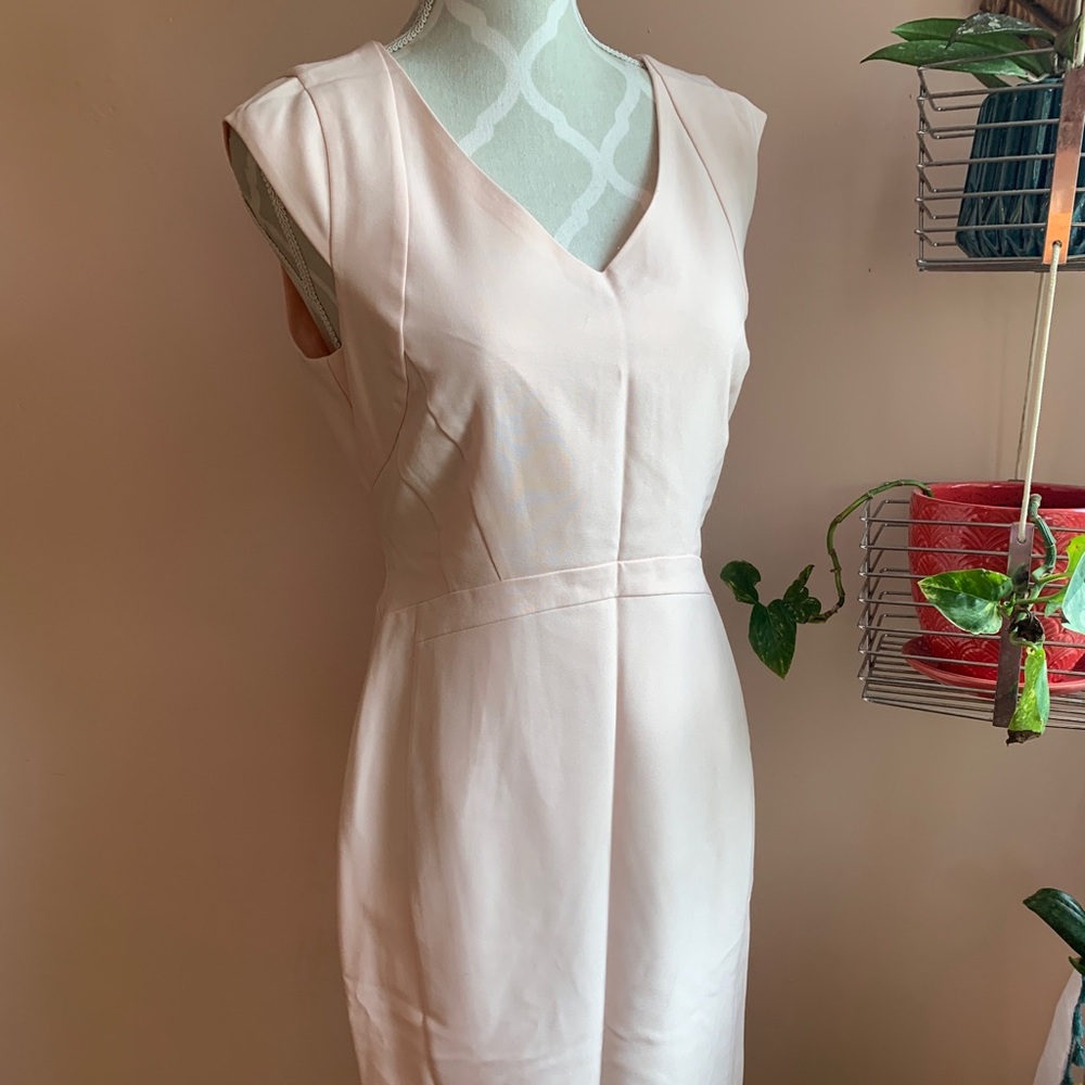 Baby Pink Dorothy Perkins Mini Body Con Pencil Dress, Size 10